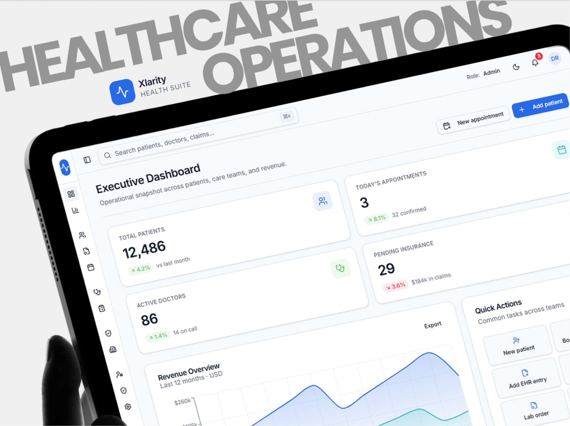 Xlarity: Medical practice management, EHR, and scheduling