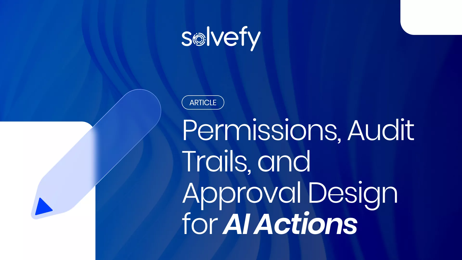 Permissions & audit for AI actions