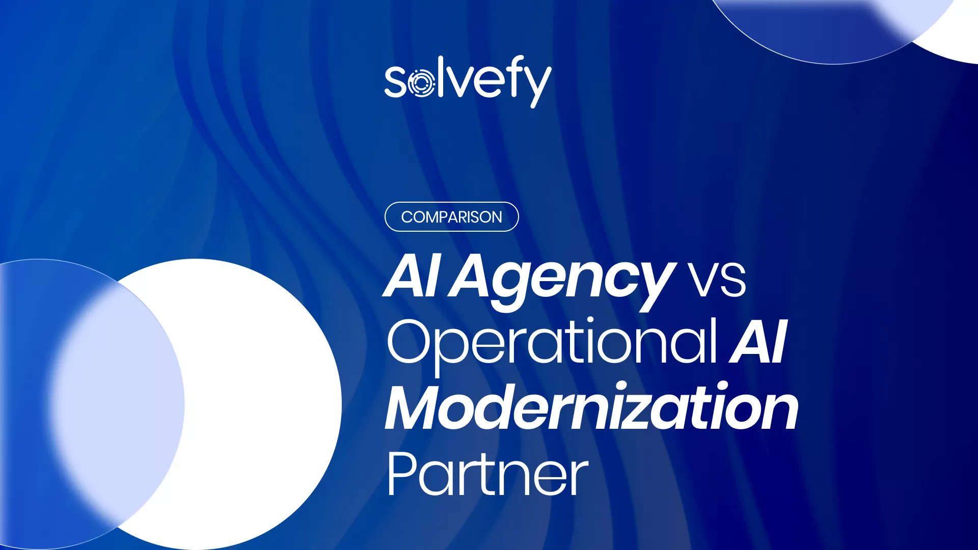 AI agency vs partner comparison