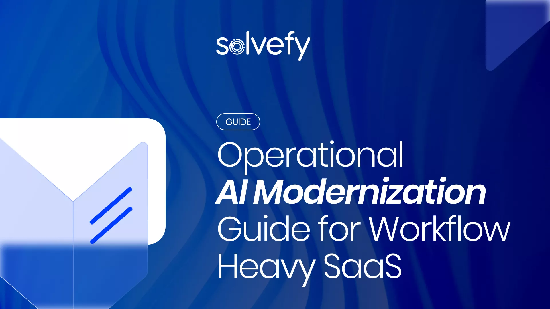 Operational AI modernization guide
