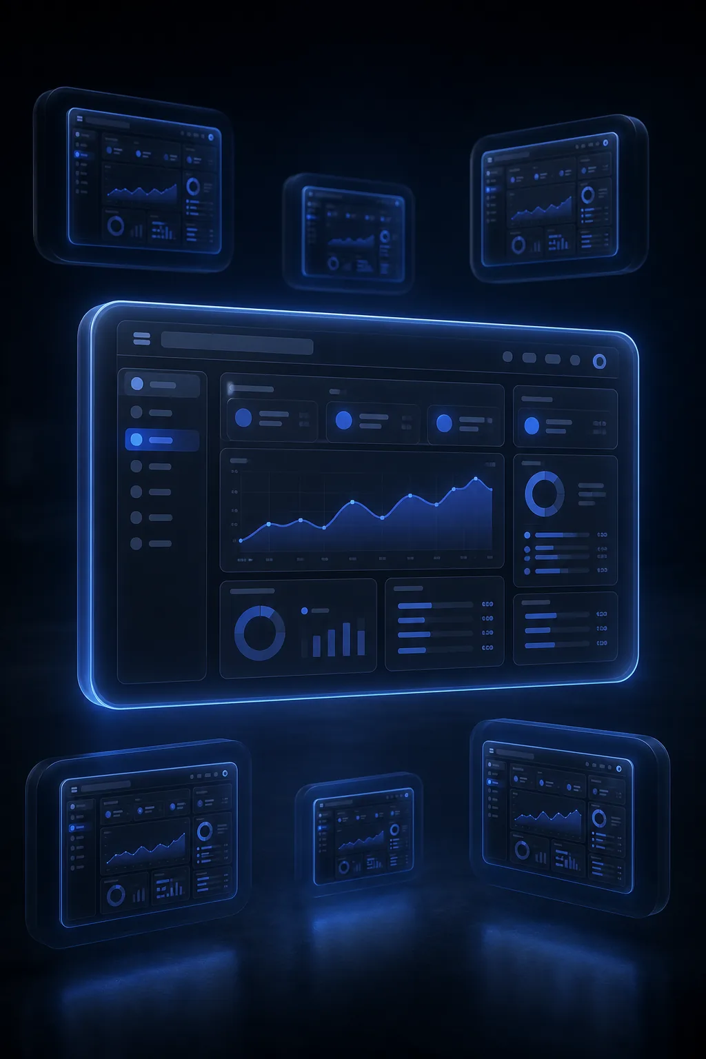 One software product with many separate customer instances around it