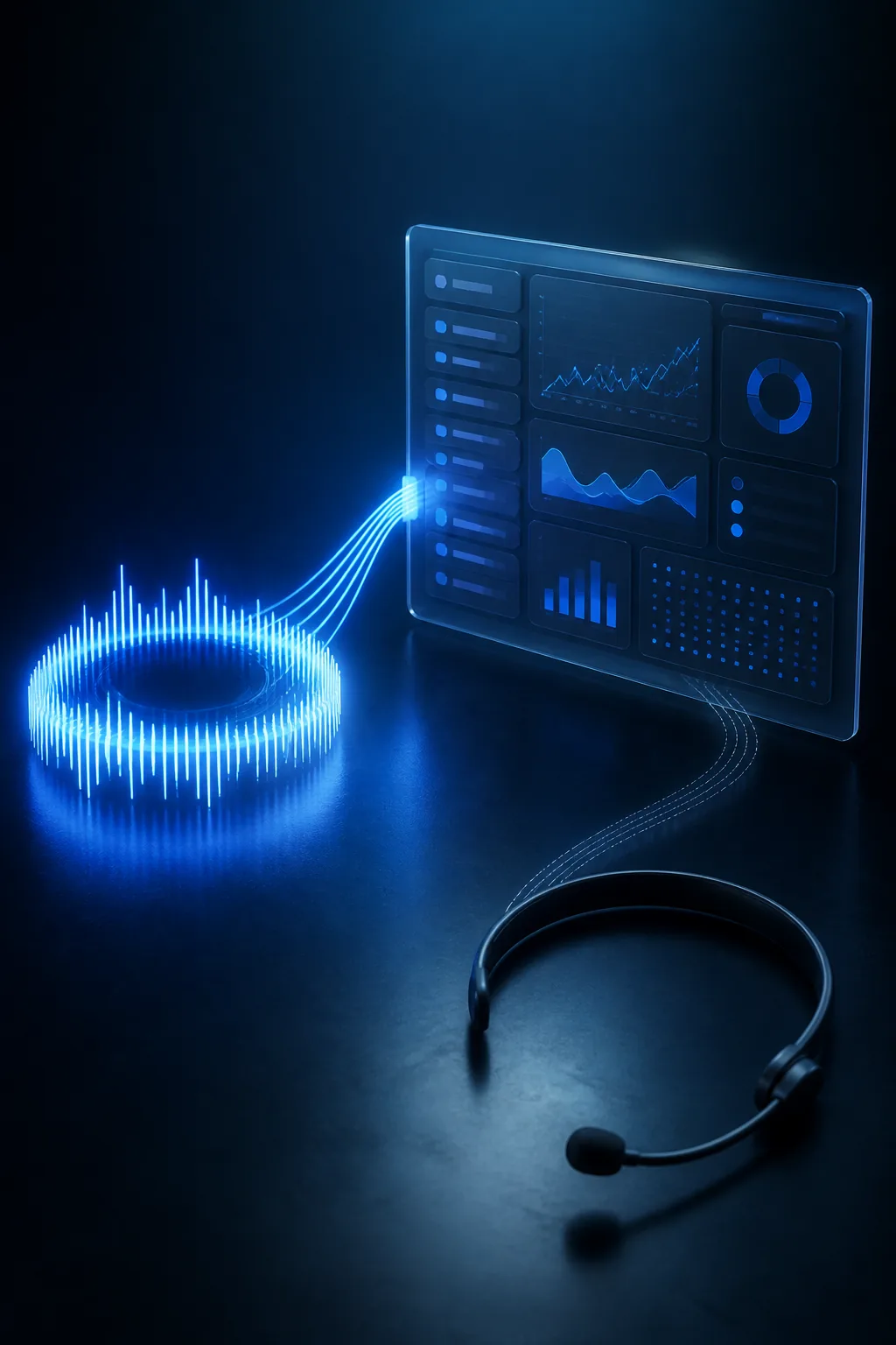 A phone agent connected to live operations, with a path to a human