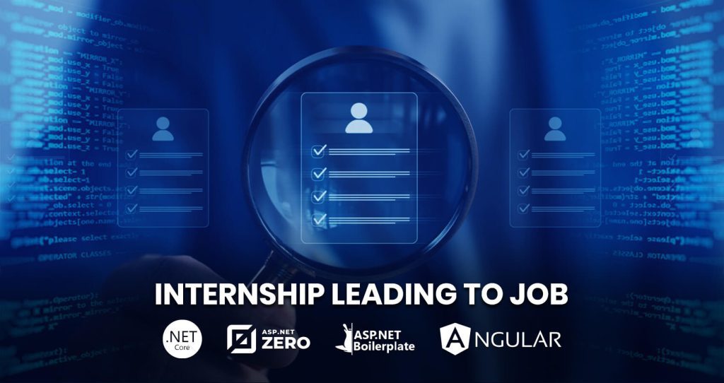 Internship leading to job